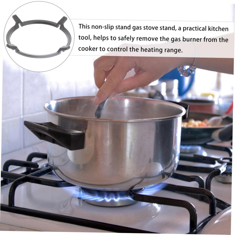 Non Slip Cast Iron Wok Ring Holder For Gas Stove Pots And Pans - Image 3