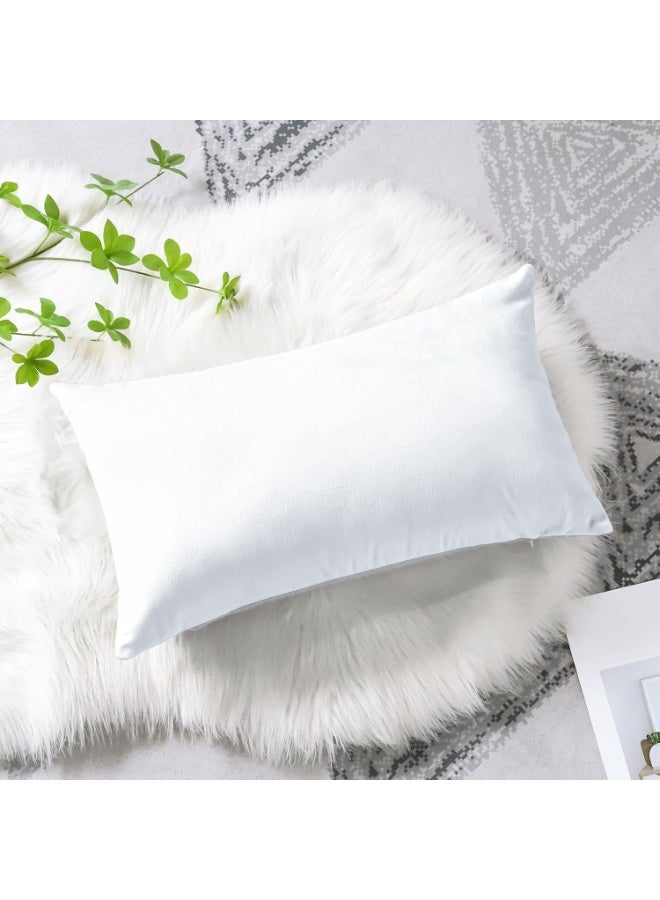 إي وورلد وسادة سرير مقاس كينج – وسادة بتعبئة بديلة للريش مع غطاء قطن 100%، ناعمة وداعمة للنوم على الظهر أو الجنب أو البطن، 50x70 سم - Image 4