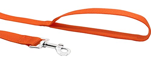 MANDAO Nylon Training Dog Leash for Small Medium Large Dogs, 15ft 20ft 30ft 50ft Long Leash Dog/Puppy Lead for Obedience Recall Training, Camping (20ft, Orange) - Image 4