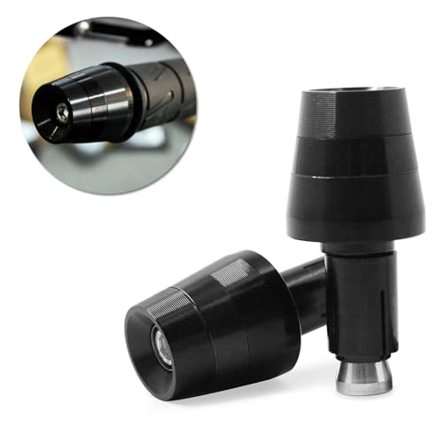 HAONEL 7/8" 22mm Universal Motorcycle Handlebar Grips Plug Aluminum Bar End Cap Sliders Replacement for Ducati Monster 821 696 795 797 950 937 1200/ Hypermotard 1100 796 821 939 939S - Image 2
