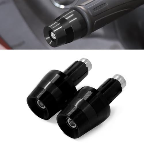 HAONEL 7/8" 22mm Universal Motorcycle Handlebar Grips Plug Aluminum Bar End Cap Sliders Replacement for Ducati Monster 821 696 795 797 950 937 1200/ Hypermotard 1100 796 821 939 939S - Image 1