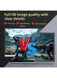 V2COM V2CM Portable Monitor 15.6" FHD 1080P Screen IPS 1920×1080 HDR Display with Type C/Mini HDMI Port and Speakers PU Case Cover, Compatible with PC, Laptop, MacBook, Xbox  - Image 4