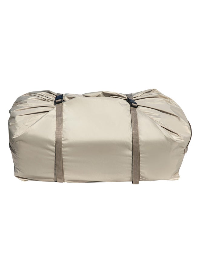 AL SANIDI خيمة قطنية هوائية للرحلات، خيمة قابلة للنفخ، بيج، حجم 380*320*220 سم - Image 4