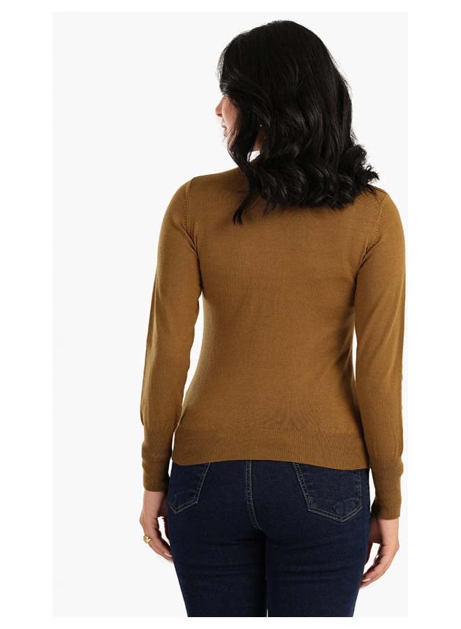 Carina Pullover with Buttoned Shoulder - Image 3
