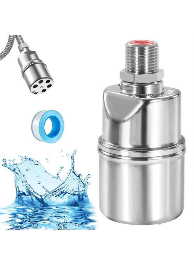 1/2'' Automatic Water Level Control Valve Auto Shut Off Ball Mini Float Valve 304 Stainless Steel Float Valve  - Image 1