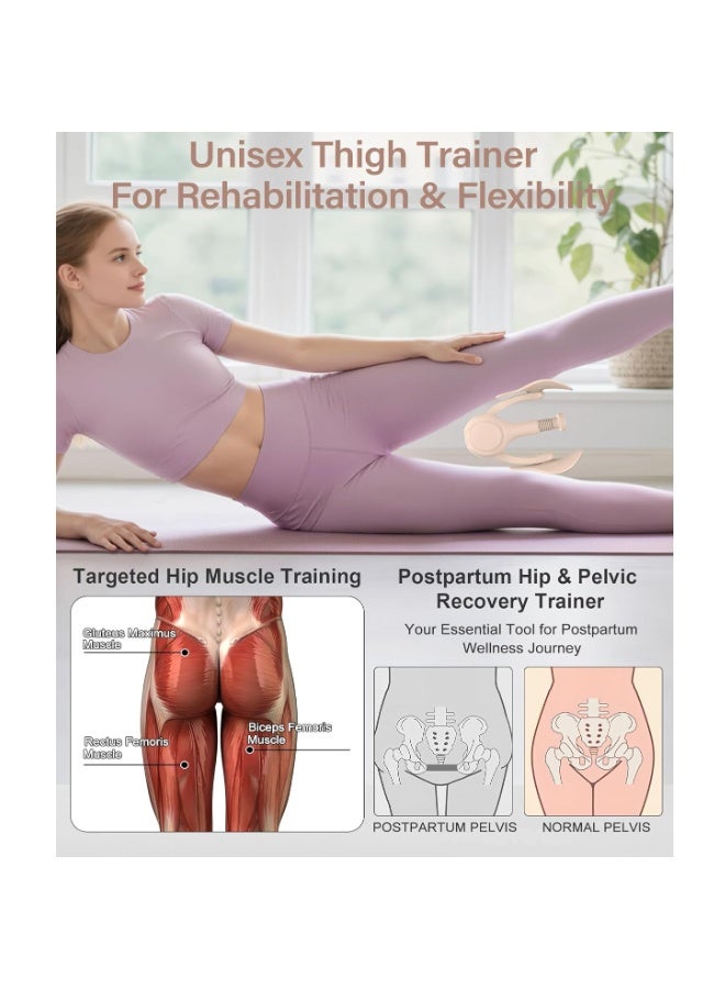 TINRIEF Thigh Master Hip Trainer Kegel Exerciser, Pelvic Floor Trainer for Postpartum Rehabilitation, Inner Thigh Trimmer, Toner Workout - Image 5