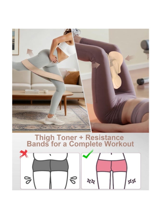 TINRIEF Thigh Master Hip Trainer Kegel Exerciser, Pelvic Floor Trainer for Postpartum Rehabilitation, Inner Thigh Trimmer, Toner Workout - Image 4