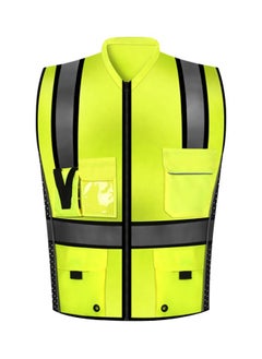 Bluejw Reflective Safety Vest Fluorescent Yellow/Black  - Image 1