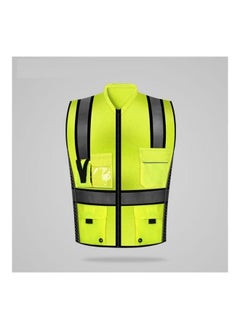 Bluejw Reflective Safety Vest Fluorescent Yellow/Black  - Image 5