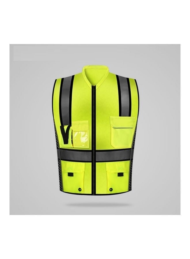 Bluejw Reflective Safety Vest Fluorescent Yellow/Black - Image 5