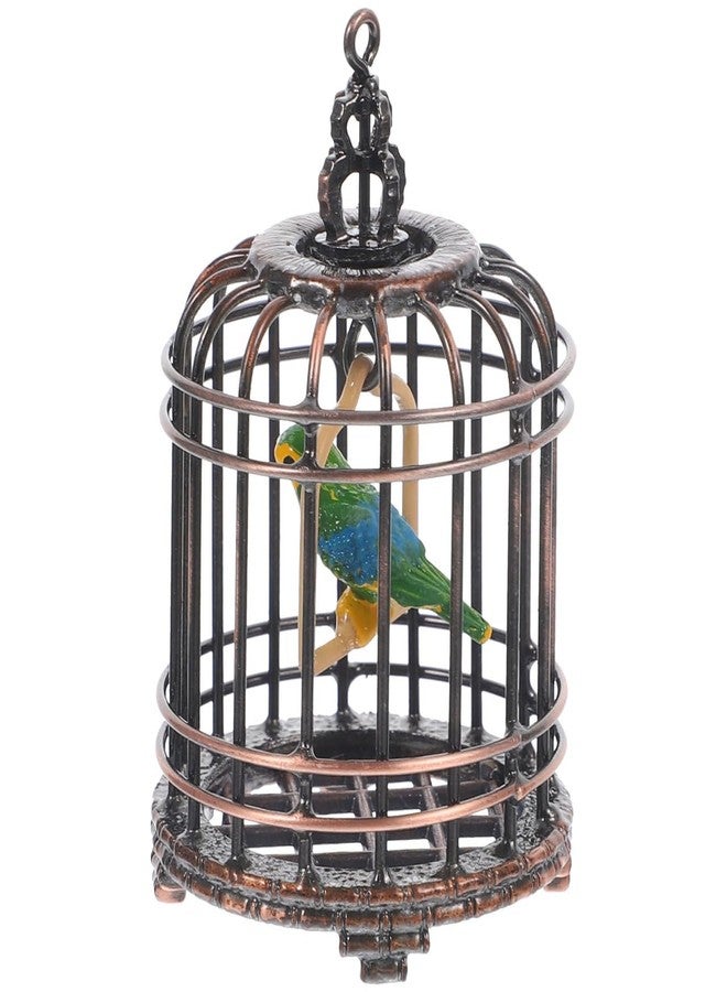 BESTonZON Mini Birdcage Ornament 1 12 Scale Small Dollhouse Bird Cage Tiny House Decoration for Miniature Gardens and Toy Accessories - Image 1