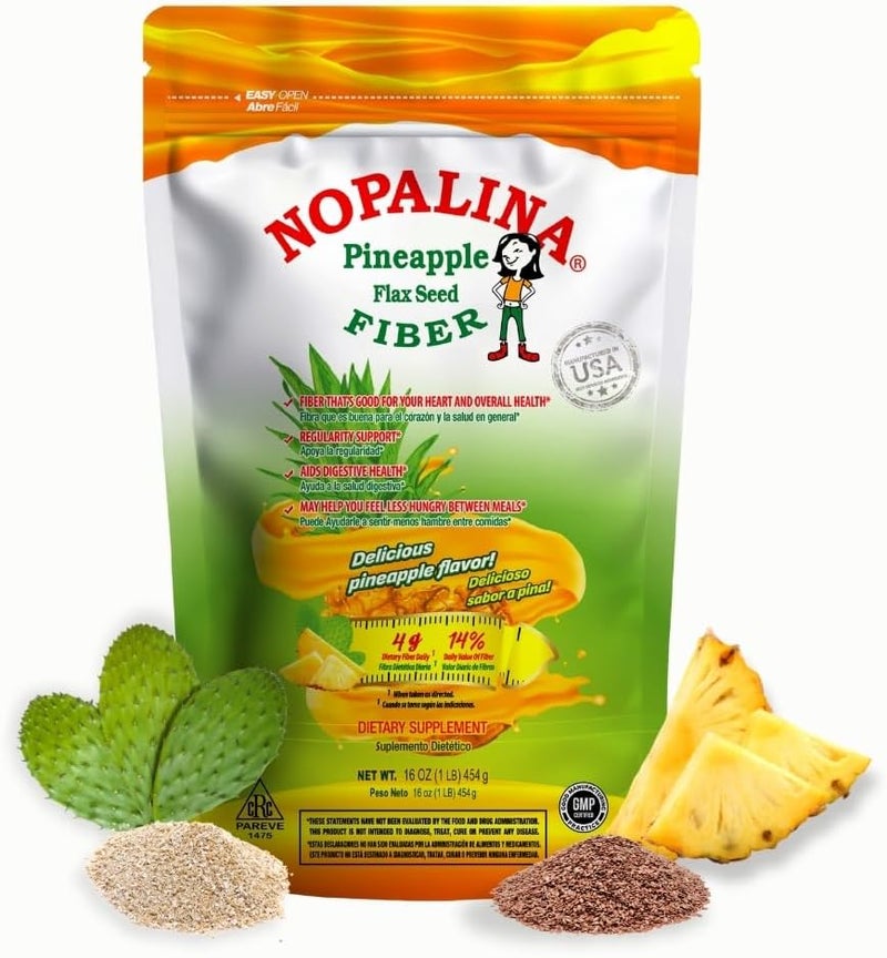 Nopalina Pineapple Flax Seed Fiber 1LB - Image 1