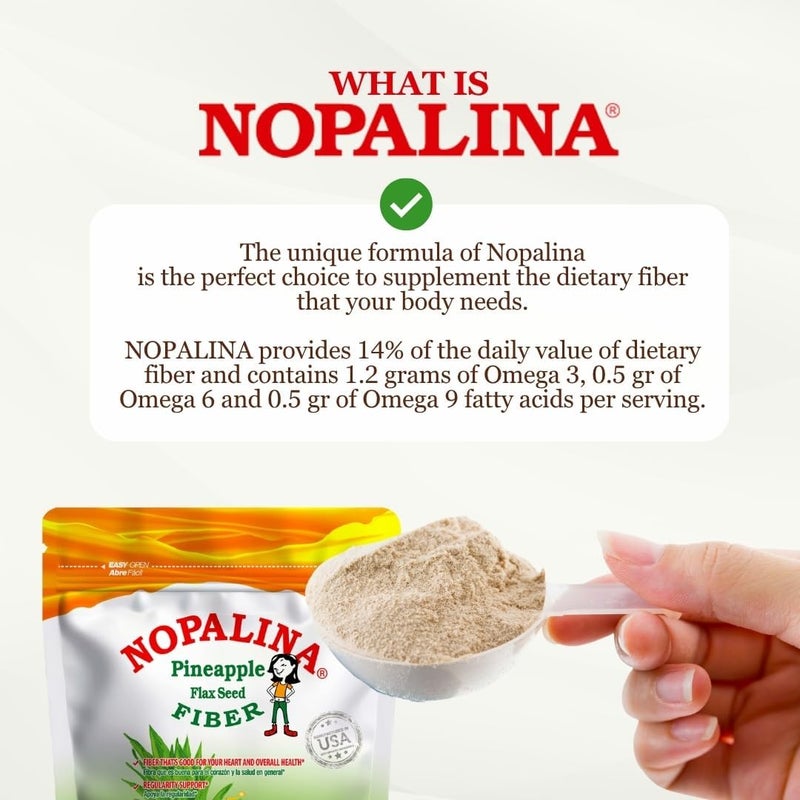 Nopalina Pineapple Flax Seed Fiber 1LB - Image 5