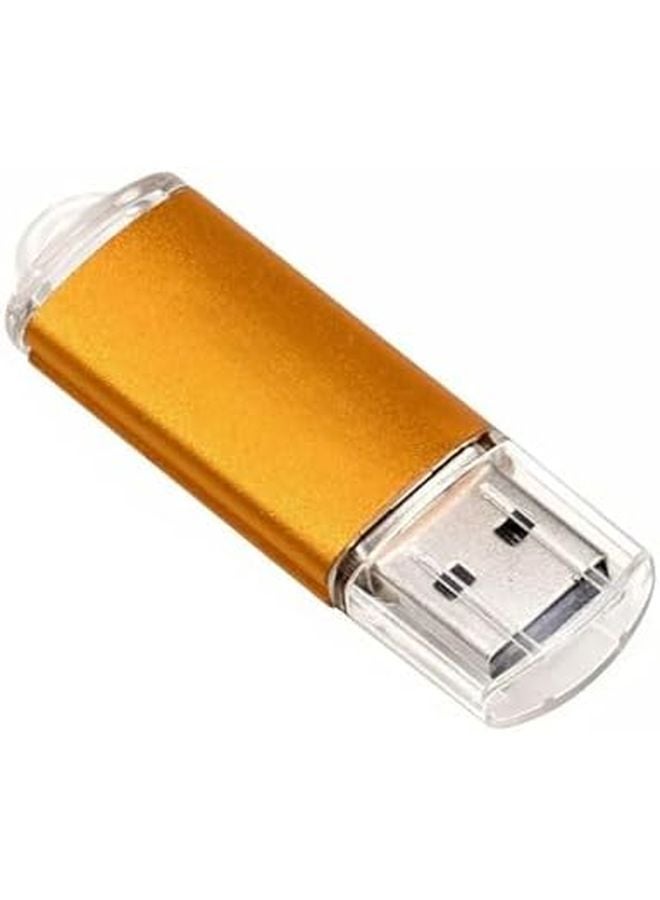 64GB Yellow USB Flash Drive Metal Pen Memory Stick Business Gift - Image 2