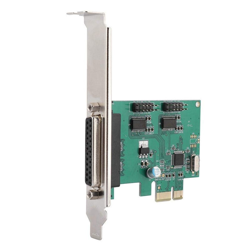 SaiRetail.Com DualSerial 2 Port + 1 Parallel Port PCI Express Card, PCIe Serial Port, Parallel Port Combo Card PCI Express Card Compatible with 16C450/16C550 UART - Image 4