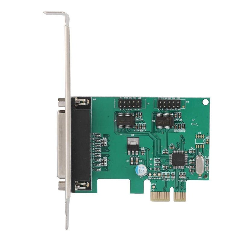 SaiRetail.Com DualSerial 2 Port + 1 Parallel Port PCI Express Card, PCIe Serial Port, Parallel Port Combo Card PCI Express Card Compatible with 16C450/16C550 UART - Image 3