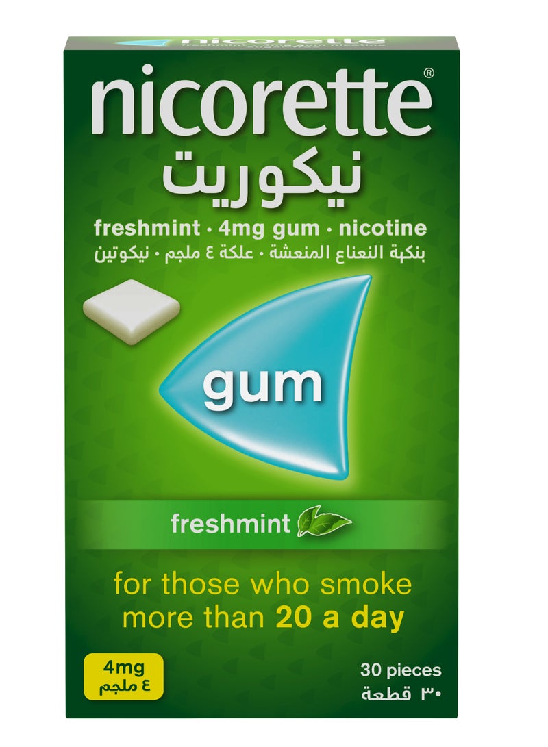 نيكوريت علك 4 مج 30 حبة - Image 1