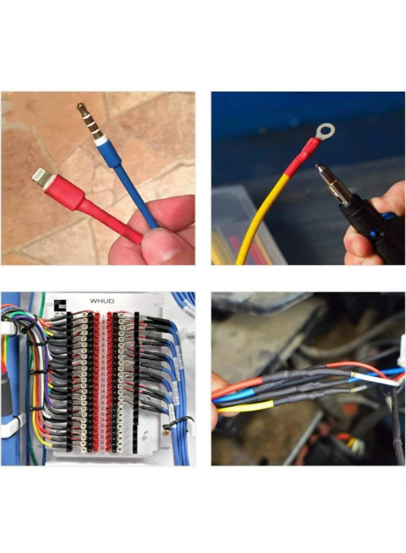 530pcs Heat Shrink Tubing Kit Insulation Shrinkable Tube Assortment Electronic Polyolefin Wire Cable Sleeve Tubes 2:1 Ratio for Wire Cable Wrap and Protection  - Image 5