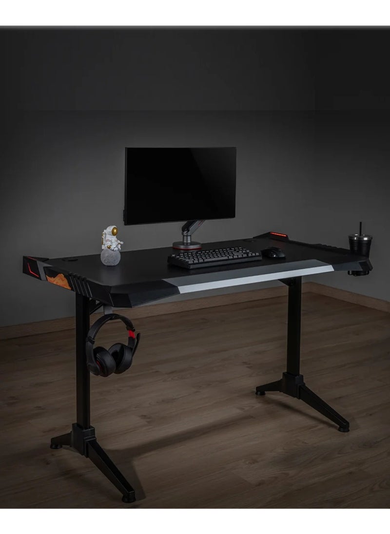 Skilltech - Deluxe RGB Lighting Gaming Desk With Steel Frame - Image 1