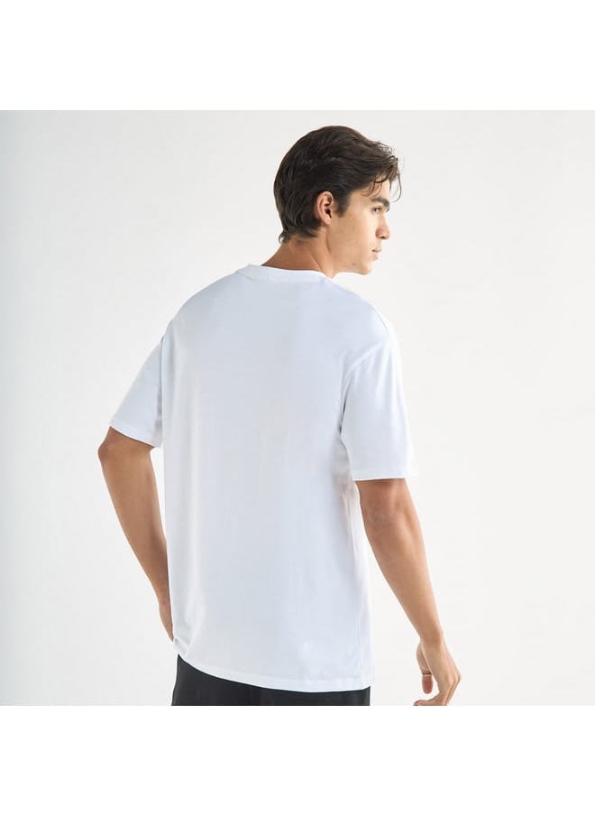 STARTER Starter Logo Print Crew Neck T-shirt with Short Sleeves  - Image 3