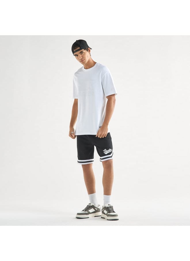 STARTER Starter Logo Print Crew Neck T-shirt with Short Sleeves  - Image 2
