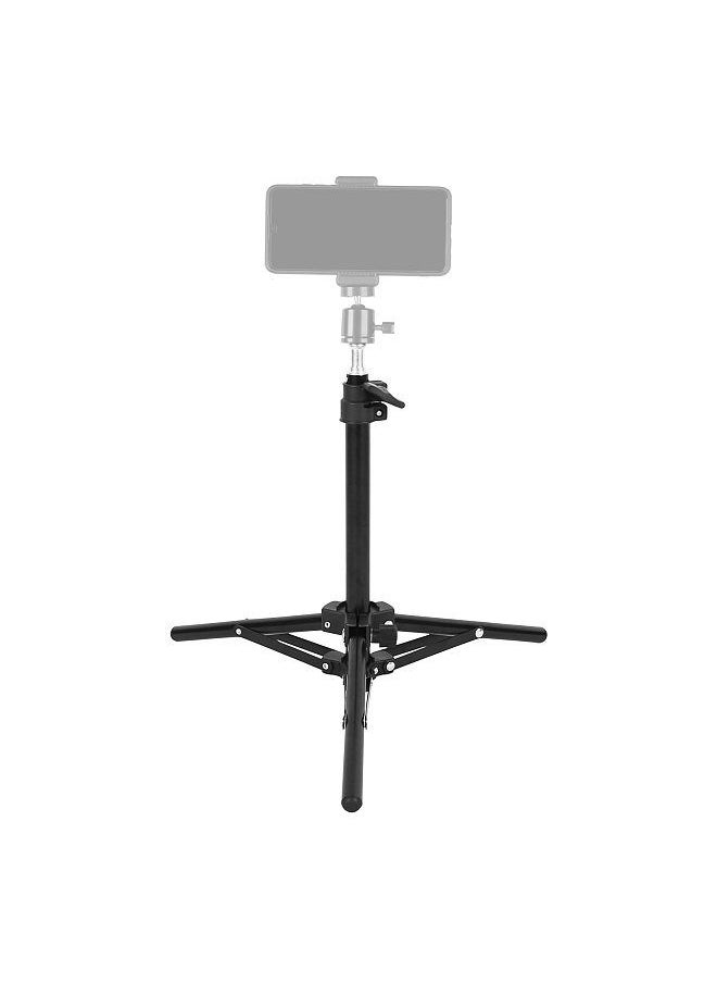 Generic - Adjustable Video Light Stand Tripod Stand 2-section 50cm Payload 1.5KG with Universal 1/4-inch Interface for Video LED Light Phone Holder Camera - Image 1