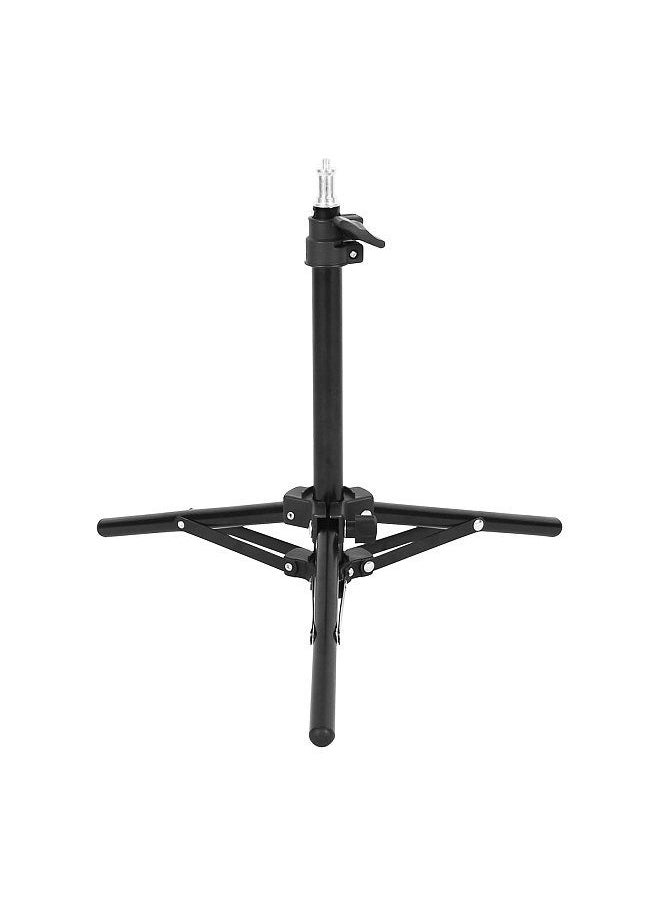Generic - Adjustable Video Light Stand Tripod Stand 2-section 50cm Payload 1.5KG with Universal 1/4-inch Interface for Video LED Light Phone Holder Camera - Image 1