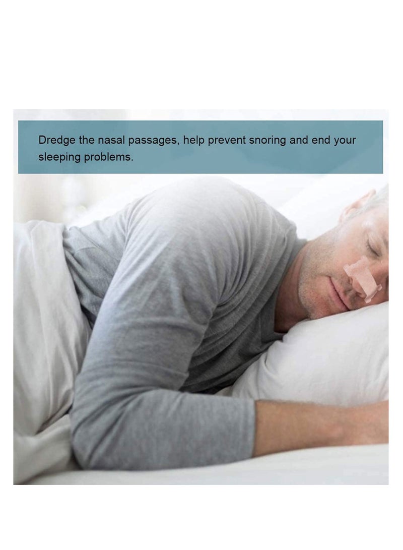 50 PCS Count Better Breath Nasal Strips, Good Sleeping Nasal Pads, Anti Snoring Patch Large (66mmBeibi 19mm) - Image 3