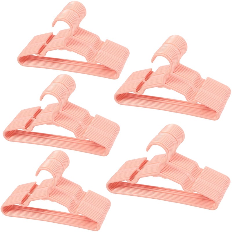 120 pcs Pink Baby Nursery Closet HangersNonSlip Laundry Infant Pant Hanger for Newborn ClothesUltraThin Child Coat Hanger for Girl Boy Toddler Kids