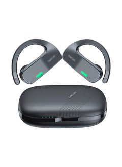 Dacom Water-resistant Wireless TWS Earbuds with Mic, Black - Bone Conduction Waterproof Sports Earphones Bluetooth Headphones Stereo  - Image 1