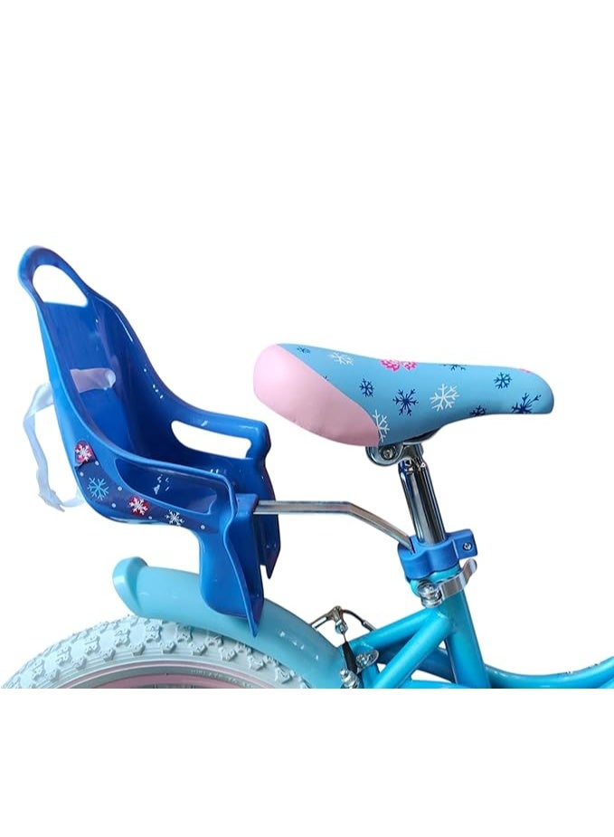 Kids Bike Girls Freestyle Bicycle 12 Inch with Training Wheels, with Kickstand Child's Bike, Pink - Image 2