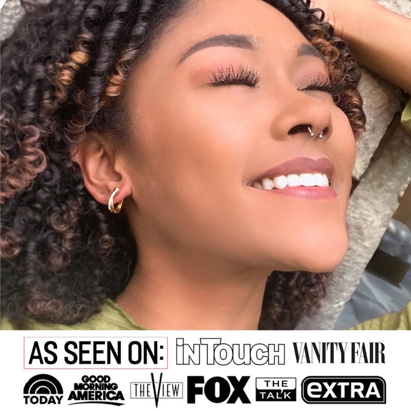 Cate & Chloe Amaya 18k White Gold-Plated 16mm Silver Hoop Earrings with Round Cut Simulated Diamond Crystals, Twisted Fashion Hoops for Women, Elegant Gift for Her on Christmas, Birthday - Image 3