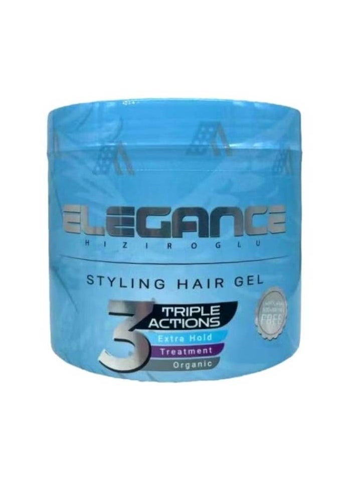 Elegance Triple Action Styling Hair Gel 600ml 