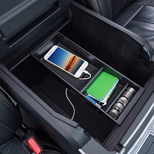 PIMCAR Compatible with Ford 2015-2020 F150, 2017-2022 F250 F350 F450, 2018-2024 Expedition Center Console Organizer Insert Tray Pallet Storage Accessories (Work Great with The Factory Tray)-One Piece - Image 2