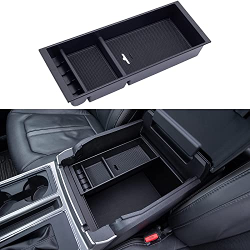 PIMCAR Compatible with Ford 2015-2020 F150, 2017-2022 F250 F350 F450, 2018-2024 Expedition Center Console Organizer Insert Tray Pallet Storage Accessories (Work Great with The Factory Tray)-One Piece - Image 4