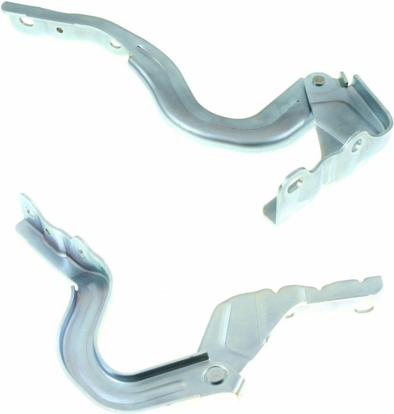 Hood Hinge Assembly 2pcs Automotive Set Left Driver and Right Passenger Outer Lower Side Steel for Kia for te5 2014-2018 KI1236132 KI1236131 - Image 1
