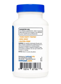 Nutricost Alpha Lipoic Acid 600mg Per Serving 120 Capsules, 60 Servings Dietary Supplement  - Image 2