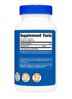 Nutricost Alpha Lipoic Acid 600mg Per Serving 120 Capsules, 60 Servings Dietary Supplement  - Image 5