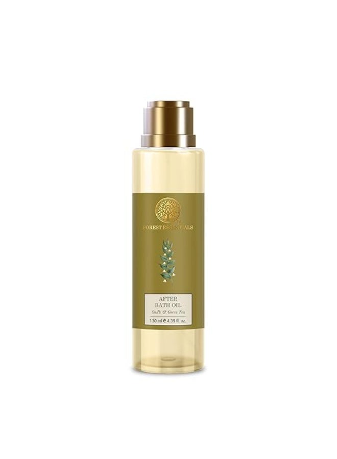 Forest Essentials After Bath Oil Oudh & Green Tea | After Shower on Wet Skin | Keeps Skin Hydrated | For Lightly Scented & Soft Skin | For Daily Use - Image 1
