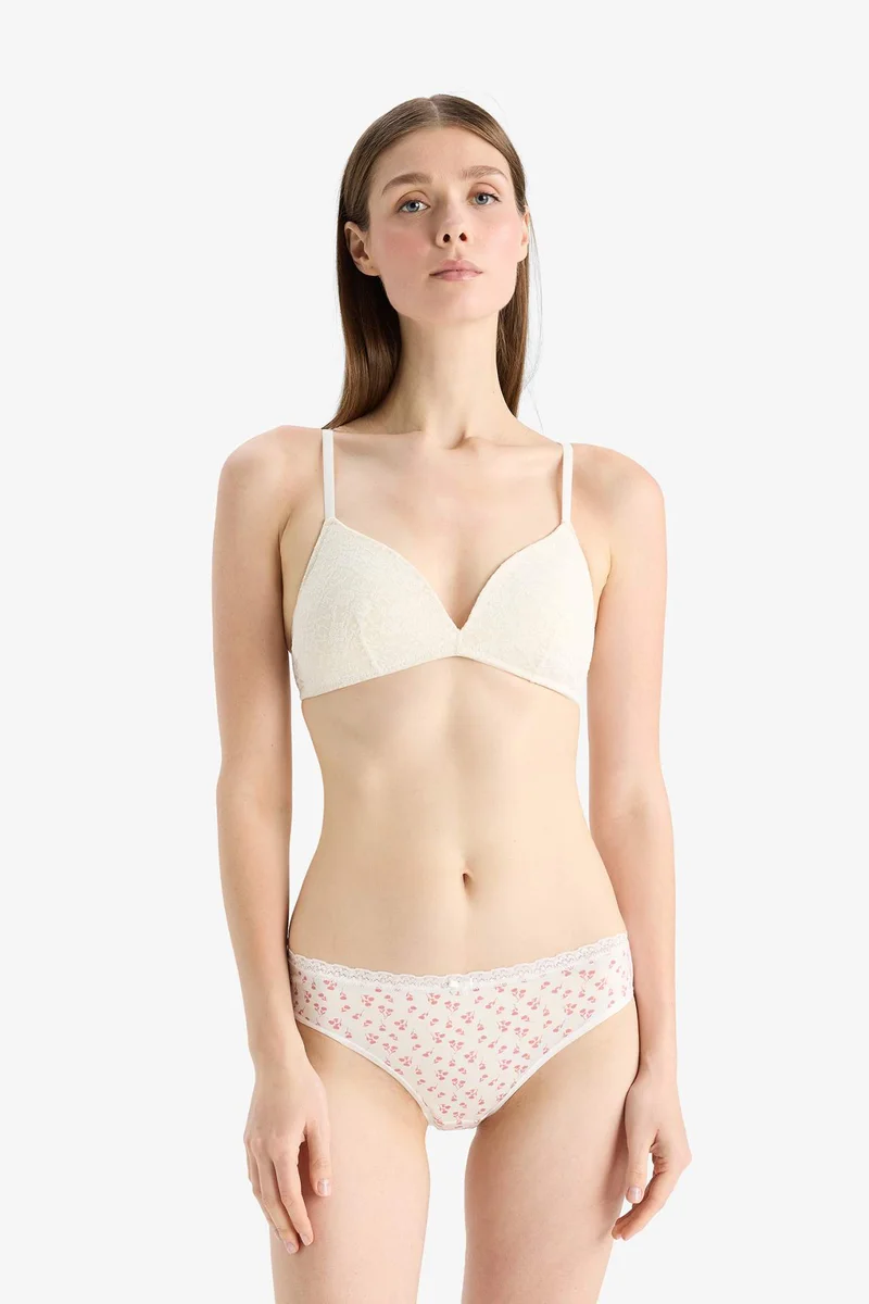 Defacto Fall in Love Lace Detailed 3 Piece Panties