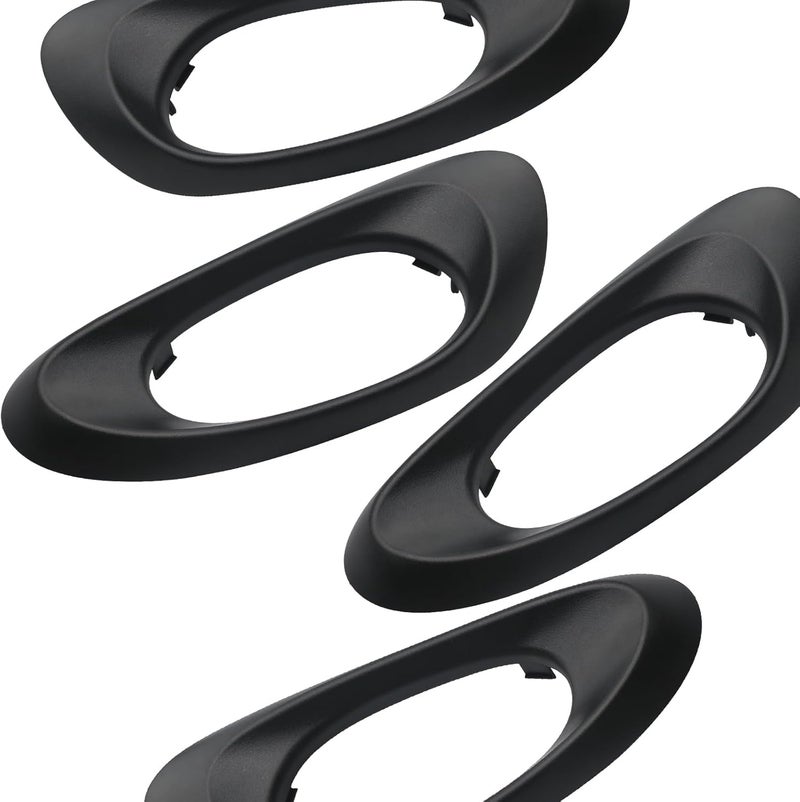 APPERFiT Interior Door Handle Bezel Trim Cover (4pcs) Compatible with Chevy Trailblazer 2002-2009 Replaces 15214501 15214502 15214506 15214507 - Image 3