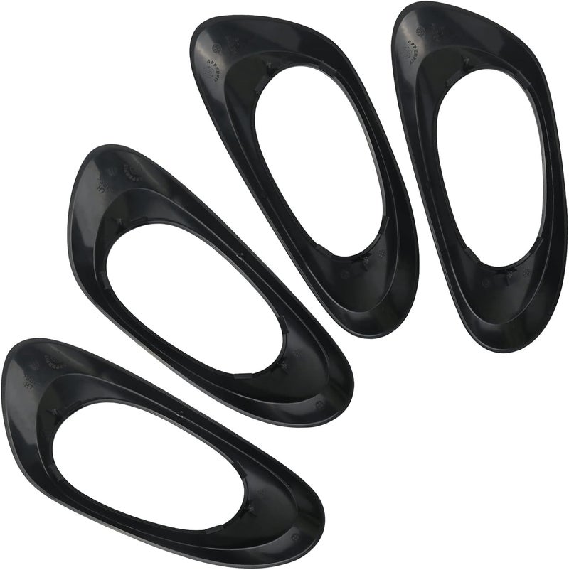 APPERFiT Interior Door Handle Bezel Trim Cover (4pcs) Compatible with Chevy Trailblazer 2002-2009 Replaces 15214501 15214502 15214506 15214507 - Image 2