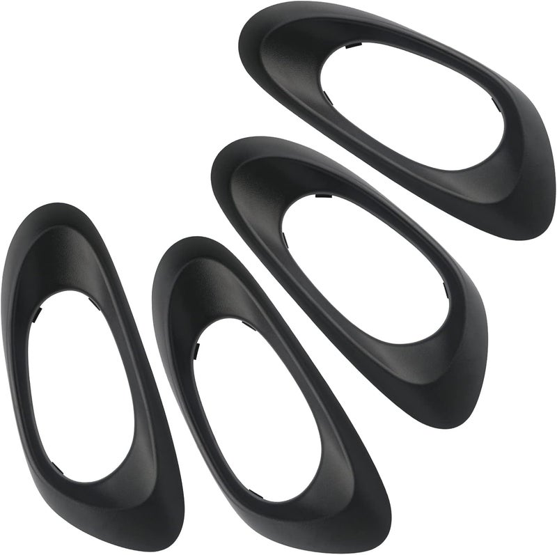 APPERFiT Interior Door Handle Bezel Trim Cover (4pcs) Compatible with Chevy Trailblazer 2002-2009 Replaces 15214501 15214502 15214506 15214507 - Image 1