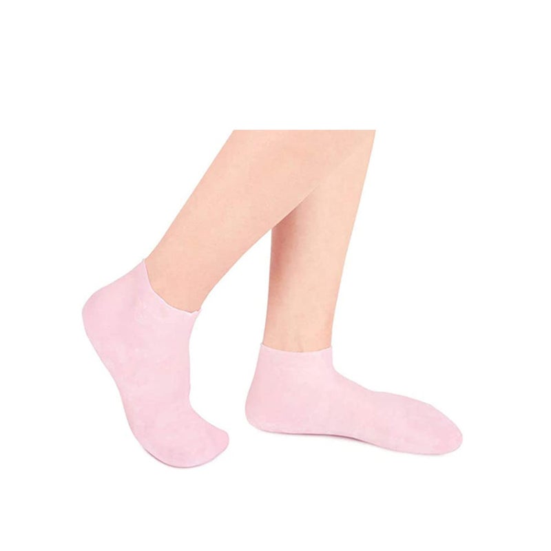 SOLARAE Smooth, Moisturizing Socks Set Gel Spa Gloves Skin Care Socks, for Moisturize Soften Repairing Hands Feet Callus Remover, Gifts for Friends and Families - Image 3