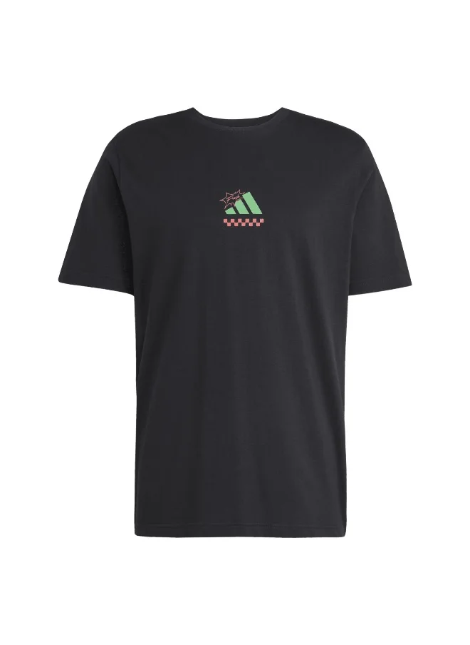 Adidas adidas lounge pizza men graphic t-shirt