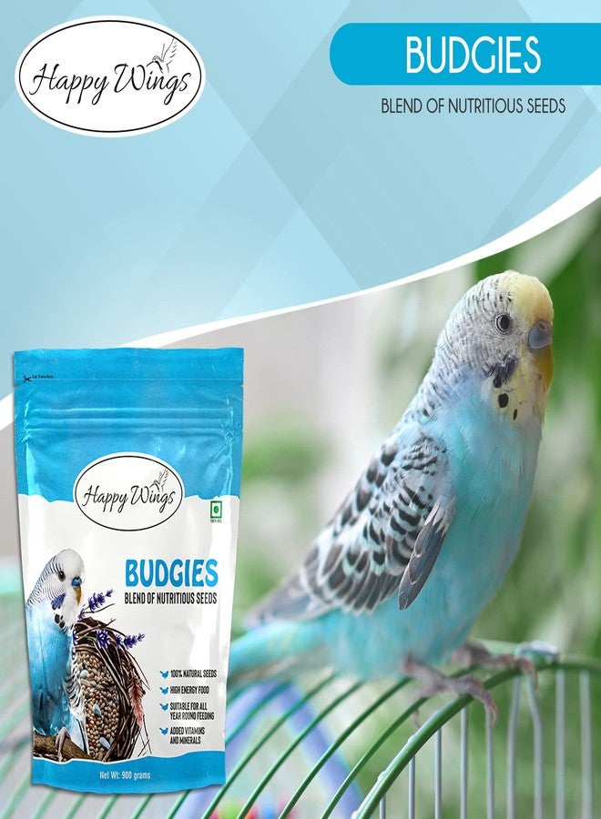 Happy Wings Mix Seed Bird Food for Budgies, Love Birds, Finches, Canaries - (900gm x 2) Pack | Premium Seed Blend | Bird Food for All Life Stages - Image 5