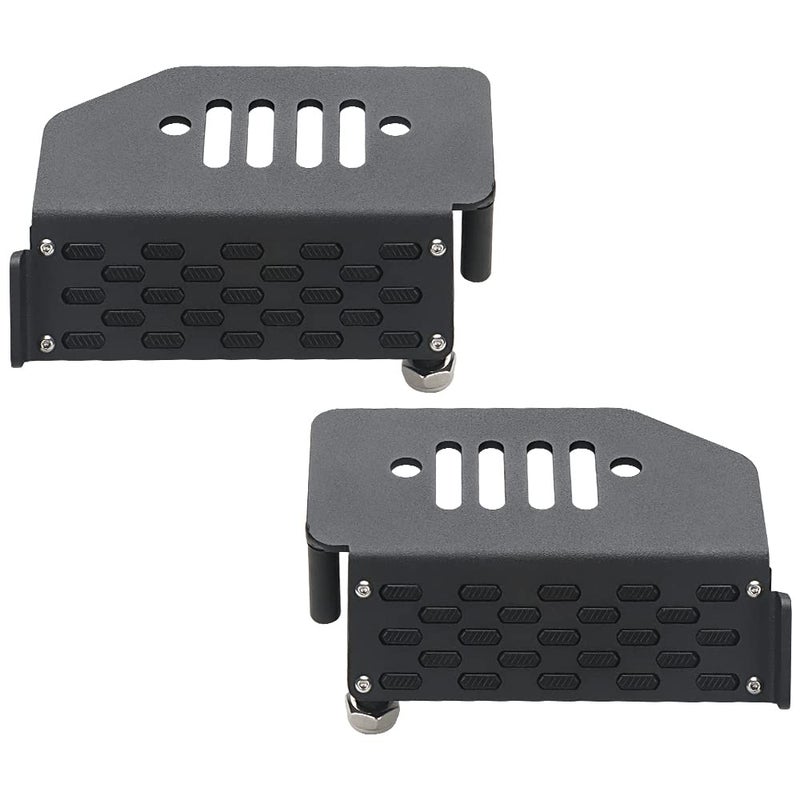 Front Foot Pegs for Jeep Wrangler JL JK AKARCK Door Hinge Rest Pegs with Nonslip Rubber Protrusions for 20072023 Wrangler JL JK JKU Steel Construction Set of 2