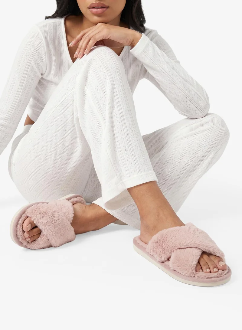 Ginger Fur Bedroom Slippers