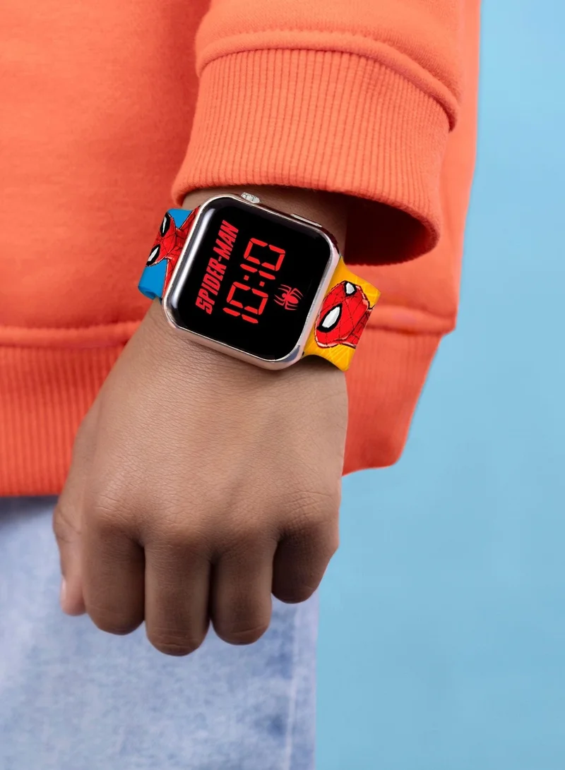 Disney  Spiderman Comic Style Printed Strap Boys LED Watch - SPD4903 for Men | Best Price UAE