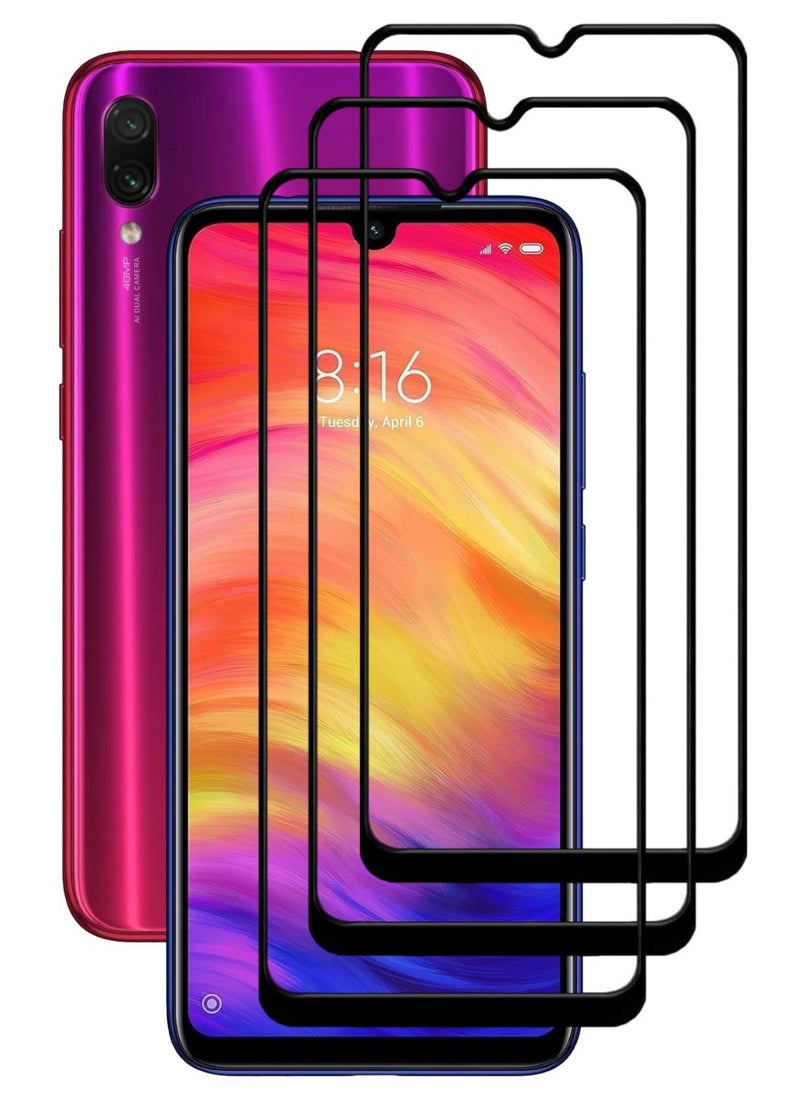 ACLIX 3 Pieces Antistatic ESD Dustproof Premium Quality High Definition Tempered Glass Screen Protector Designed For Xiaomi Redmi Note 7 - Image 1